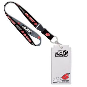 Trevor Bayne 2018 Wincraft #6 Advocare Lanyard W/Credential Holder