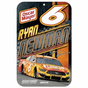 Ryan Newman 2021 Wincraft #6 Oscar Mayer 11x17 Sign