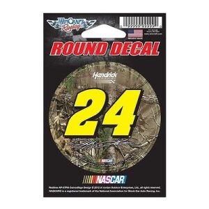 Jeff Gordon 2015 Wincraft #24 Camoflauge Round Decal 3"
