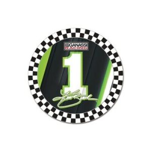 Kurt Busch 2019 Wincraft #1 Ganassi Racing Round Checkered Pin Carded