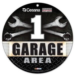 Jamie McMurray 2015 Wincraft #1 Cessna Garage Area Round Sign