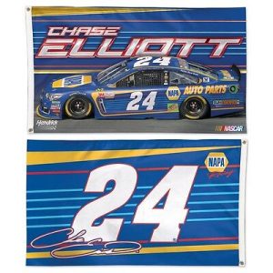 Chase Elliott 2017 Wincraft #24 NAPA Chevy 3' x 5' 2 Sided Flag