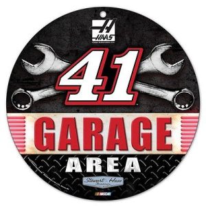 Kurt Busch 2015 Wincraft #41 Stewart Haas Racing Garage Area Round Sign