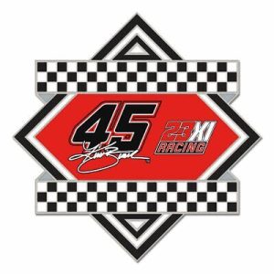 Kurt Busch 2022 Wincraft #45 23XI Checkered Pin