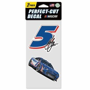 Kyle Larson 2022 Wincraft #5 Hendrickcars.com 4x8 2pc Decal Set