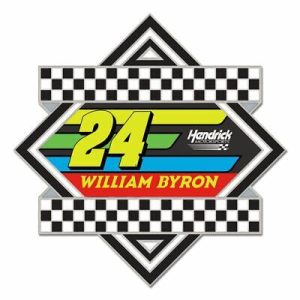 William Byron 2022 Wincraft #24 Axalta Checkered Pin