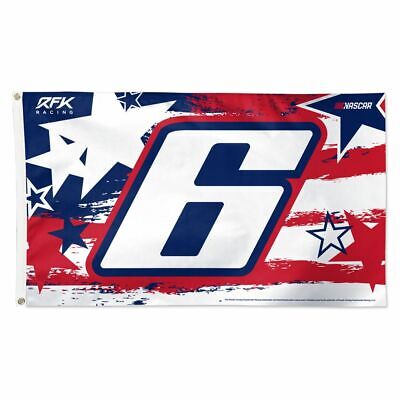 Brad Keselowski 2022 Wincraft #6 RFK Racing Patriotic 3x5 Deluxe Flag