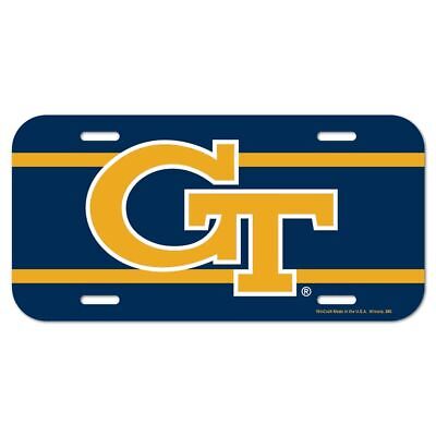 Georgia Tech Yellow Jackets Wincraft NCAA Plastic License Plate