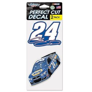 Chase Elliott 2017 Wincraft #24 NAPA 4x8 2pc Decal Set