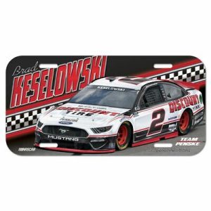 Brad Keselowski 2021 Wincraft #2 Discount Tire Poly License Plate