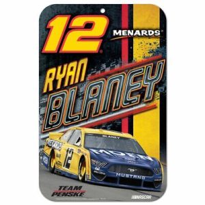 Ryan Blaney 2021 Wincraft #12 Menard's/Moen 11x17 Sign