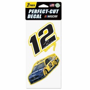 Ryan Blaney 2021 Wincraft #12 Menard's/Moen 4x8 2pc Decal Set