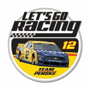 Ryan Blaney 2021 Wincraft #12 Menard's/Moen Let's Go Racing Round Pin