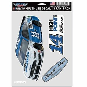 Chase Briscoe 2021 Wincraft #14 High Point Multi Use Decal Sheet(3Pc)