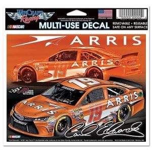 Carl Edwards 2015 Wincraft #19 Arris Racing 5x6 Multi Use Decal
