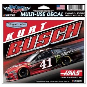 Kurt Busch 2018 Wincraft #41 Haas Automation/Monster 4.5x5.5 Multi Use Decal