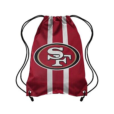 San Francisco 49ers Team Stripe Drawstring Back Pack