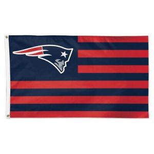 New England Patriots Wincraft NFL Americana Striped 3x5 Deluxe Flag
