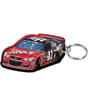 Kurt Busch 2016 Wincraft #41 Haas Automation Key Ring Mirrored
