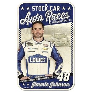 Jimmie Johnson Wincraft #48 Lowe's 11x17 Vintage Sign