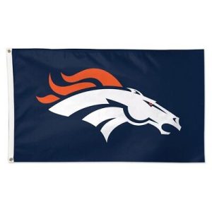 Denver Broncos Wincraft NFL Logo 3x5 Deluxe Flag