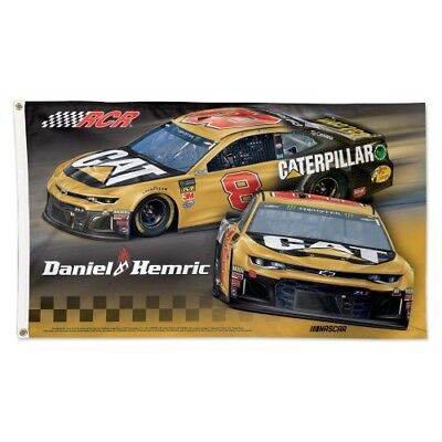 Daniel Hemric 2019 Wincraft #8 Caterpillar 3x5 Deluxe Flag