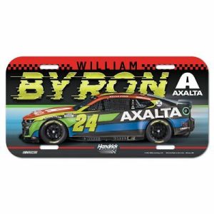 William Byron 2022 Wincraft #24 Axalta Poly License Plate!
