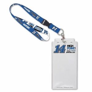 Chase Briscoe 2021 Wincraft #14 High Point Lanyard W/Credential Holder