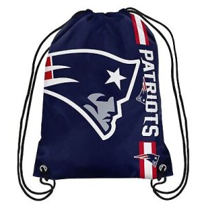 New England Patriots NFL Side Stripe Drawstring Back Pack