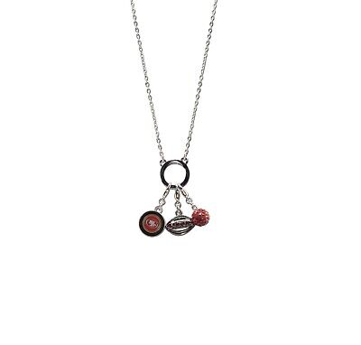 San Francisco 49ers NFL Necklace With 18" Chain & Charms