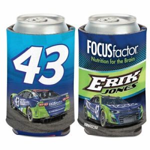 Erik Jones 2022 Wincraft #43 Focus Factor 12oz Can Coolie(1)