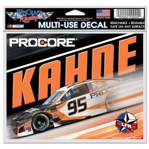 Kasey Kahne 2018 Wincraft #95 Procore 4.5x5.5 Multi Use Decal