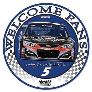 Kasey Kahne 2016 Wincraft #5 Farmer's Insurance Round Welcome Fans Sign