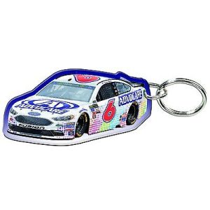 Trevor Bayne 2017 Wincraft #6 Advocare Key Ring Mirrored