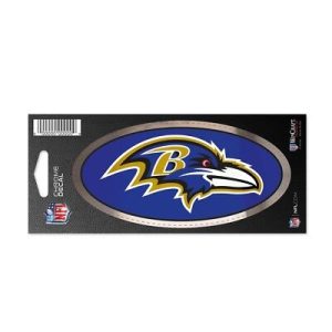 Baltimore Ravens Wincraft NFL 3x7 Chrome Decal