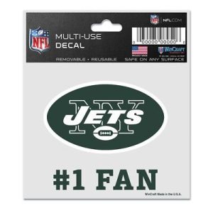 New York Jets Wincraft NFL #1 Fan Logo Decal