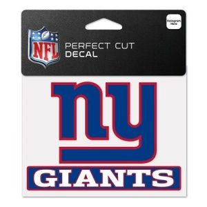 New York Giants Wincraft NFL Perfect Cut Logo Decal