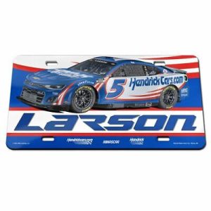 Kyle Larson 2022 Wincraft #5 Hendrickcars.com Acrylic License Plate