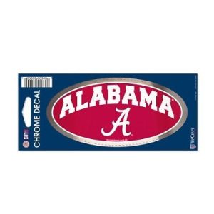 Alabama Crimson Tide Wincraft NCAA 3x7 Chrome Decal