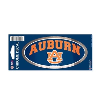 Auburn Tigers Wincraft NCAA 3x7 Chrome Decal