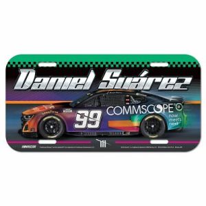 Daniel Suarez 2022 Wincraft #99 Commscope Poly License Plate!
