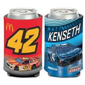 Matt Kenseth 2020 Wincraft #42 McDonald's/Credit One 12oz Can Coolie