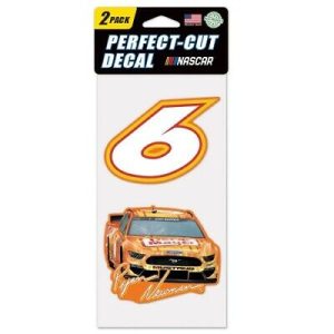 Ryan Newman 2020 Wincraft #6 Oscar Mayer 4x8 2pc Decal Set
