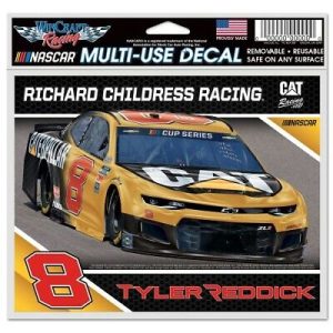 Tyler Reddick 2020 Wincraft #8 Caterpillar 4.5x5.5 Multi Use Decal