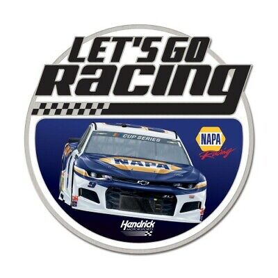 Chase Elliott 2020 Wincraft #9 NAPA Let's Go Racing Round Pin