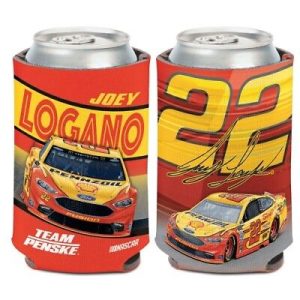 Joey Logano 2018 Wincraft #22 Shell/Pennzoil 12oz Can Coolie