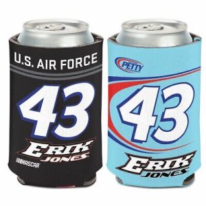Erik Jones 2021 Wincraft #43 Air Force/RPM 12oz Can Coolie(1)