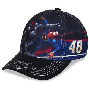 Dale Earnhardt Jr/Jimmie Johnson CFS #88/48 Dueling Batman/Superman Hat