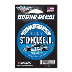 Ricky Stenhouse Jr 2018 Wincraft #17 Fastenal Round Decal 3"