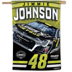 Jimmie Johnson 2018 Wincraft #48 Lowe's for Pros 28x40 Vertical Flag